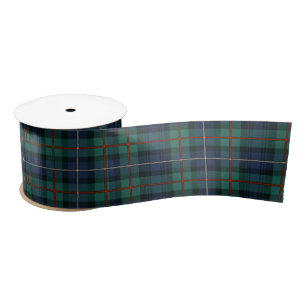 Ruban En Satin Clan Rustique Plaid Robertson Tartan
