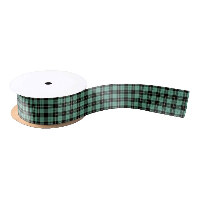 Ruban En Satin Clan Wallace Tartan de chasse antique (Bobine)