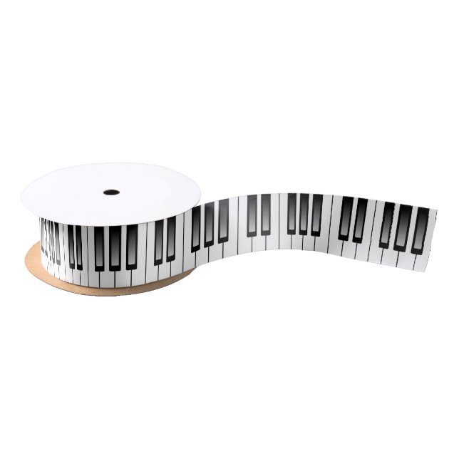 Ruban En Satin Clavier de piano continu (Bobine)