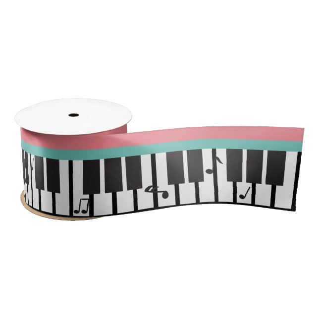 Ruban En Satin Clavier pour piano (Bobine)