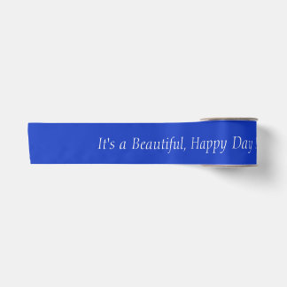 Ruban En Satin Cobalt Blue 1338BE - Message personnalisé ou blanc
