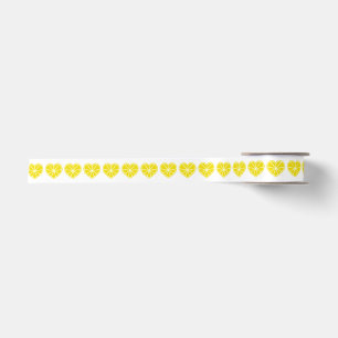Ruban En Satin Coeurs de tranche de citron