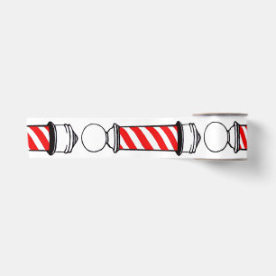 Ruban En Satin Coiffeur rouge et noir Polonais