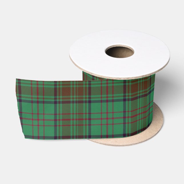 Ruban En Satin Comté d'Irlande Dublin Tartan (Bobine)