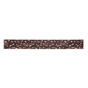 Ruban En Satin Conception 1 de la série Leopard de Bourgogne et 