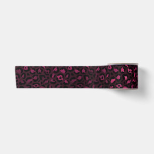 Ruban En Satin Conception de la série Burgundy and Gold Leopard 3