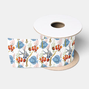 Ruban En Satin Conception de la série Marine Life 33