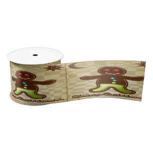 Ruban En Satin Cookie pour hommes en pain d'épice
