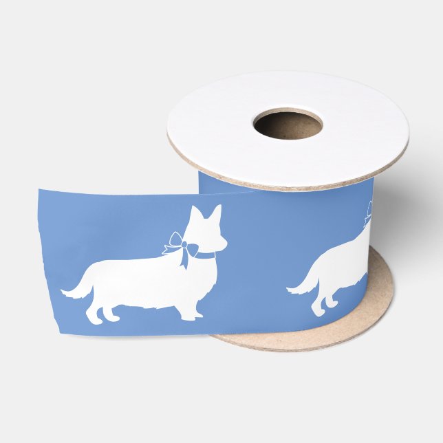 Ruban En Satin Corgi Chien Chien Pembroke Welsh (Bobine)