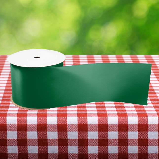Ruban En Satin Couleur foncée vert foncé (Créateur téléchargé)