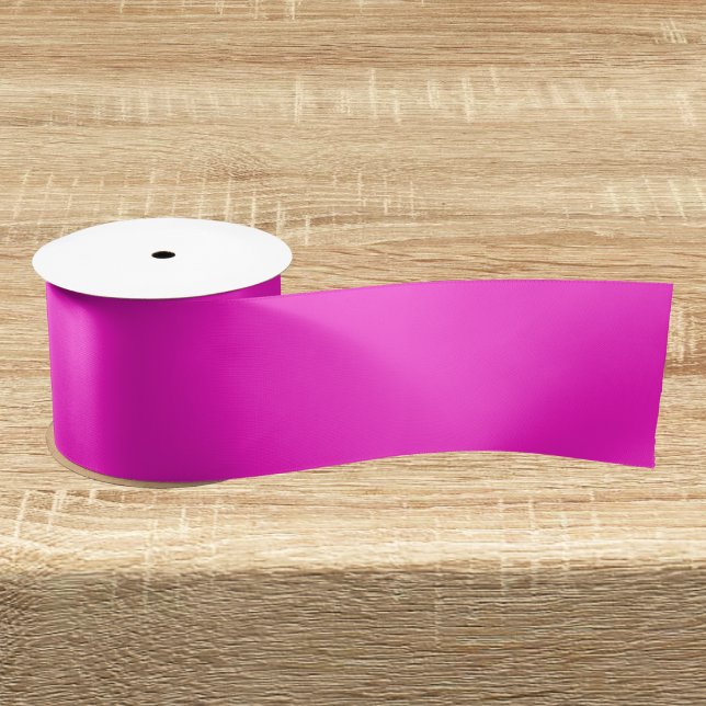 Ruban En Satin Couleur solide magenta chaude (Créateur téléchargé)