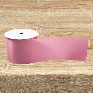 Ruban En Satin Couleur solide rose Baker-Miller