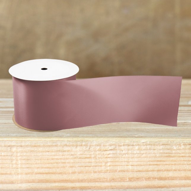 Ruban En Satin Couleur solide Rose poussiéreux (Créateur téléchargé)