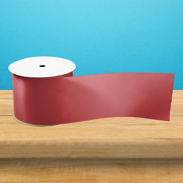 Ruban En Satin Couleur solide Vermillion anglais (Créateur téléchargé)