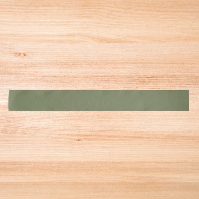 Ruban En Satin Couleur solide verte Sage (Créateur téléchargé)