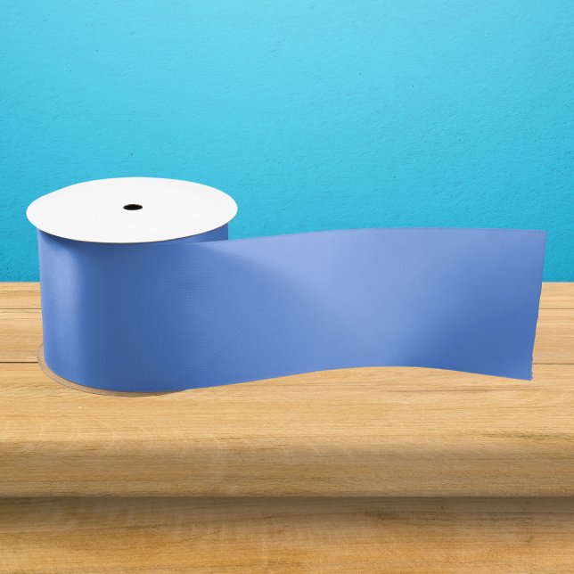 Ruban En Satin Couleur uni bleu Cornflower (Créateur téléchargé)
