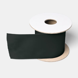 Ruban En Satin Couleur Uni Profond Vert Foncé