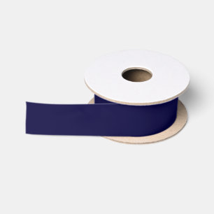 Ruban En Satin Couleur unie : Bleu marine