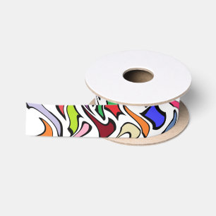 Ruban En Satin Couleurs Fantaisistes