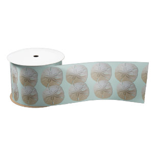 Ruban En Satin Couple de dollars des sables vert menthe pâle