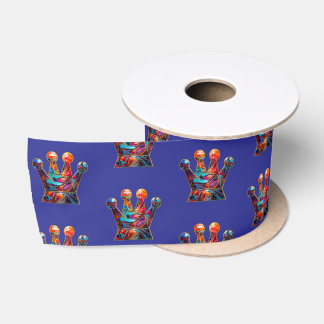 Ruban En Satin Couronne graffiti
