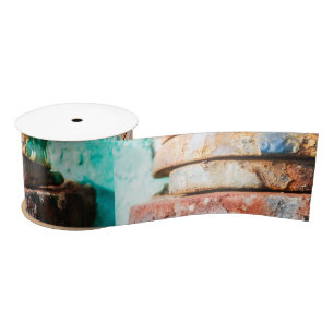 Ruban En Satin course mixte en métal pour le gâteau