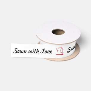 Ruban En Satin Cousu avec amour