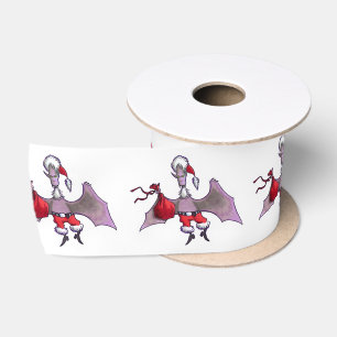 Ruban En Satin Cuillère à ruban blanc père Noël Bat