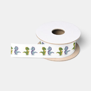 Ruban En Satin Cute Dinosaur Paire Thunder_Cove
