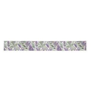Ruban En Satin Découpage floral Lilac et Sage