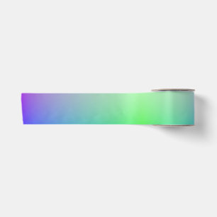 Ruban En Satin Dégradé violet et vert vif pour toutes occasions
