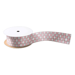 Ruban En Satin Démarrage rose rétro Ruban satiné