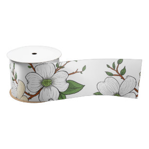 Ruban En Satin Design floral 7