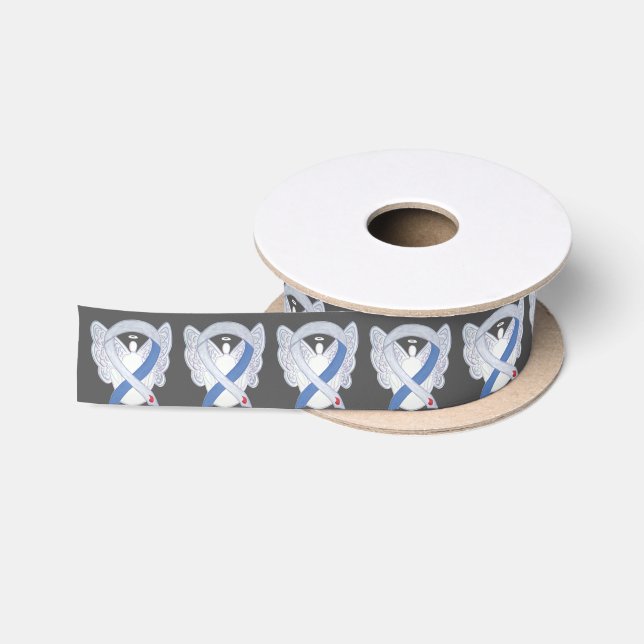 Ruban En Satin Diabète Sensibilisation Ruban Angel personnalisé R (Bobine)