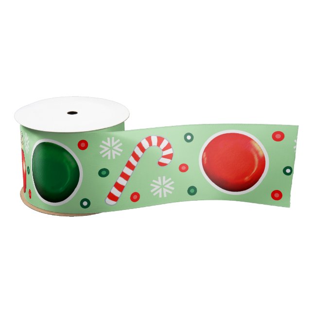 Ruban En Satin Disque Golf Noël Gite Cadeau Satin Ribbon (Bobine)