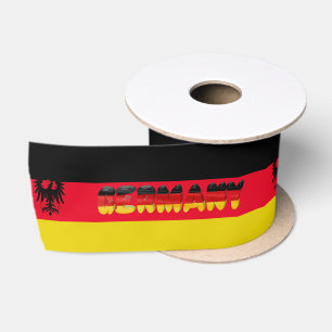 Ruban En Satin Drapeau allemand