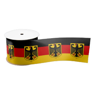 Ruban En Satin Drapeau allemand et aigle Allemagne Voyage, vacanc
