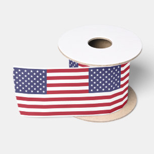 Ruban En Satin Drapeau américain