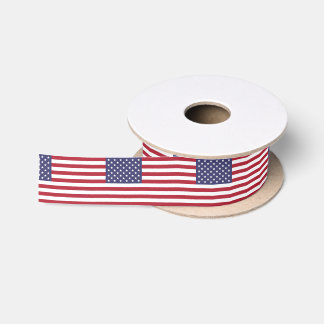 Ruban En Satin Drapeau américain