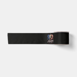 Ruban En Satin Drapeau Amérique 250e anniversaire Aigle 250 Ans
