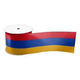 Ruban En Satin Drapeau arménien et voyage en Arménie, vacances/