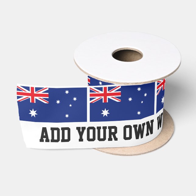 Ruban En Satin Drapeau australien (Bobine)