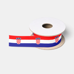 Ruban En Satin Drapeau croate