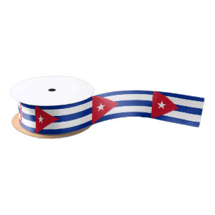 Ruban En Satin Drapeau cubain & Voyage Cuba, vacances/sports