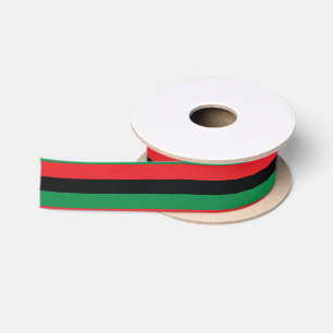 Ruban En Satin Drapeau d'Africain de casserole