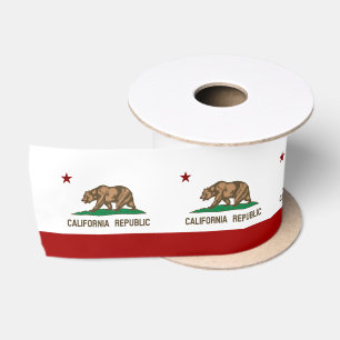 Ruban En Satin Drapeau de Californie