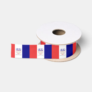 Ruban En Satin Drapeau de Cleveland, Ohio Satin Ruban