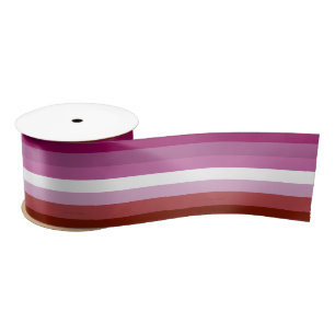Ruban En Satin Drapeau de fierté lesbienne de SlipperyJoe féminin