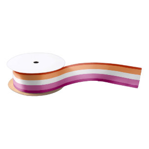 Ruban En Satin Drapeau de fierté lesbienne LGBTQ