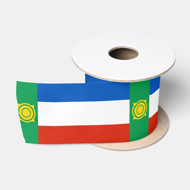Ruban En Satin Drapeau de Khakassie (Bobine)